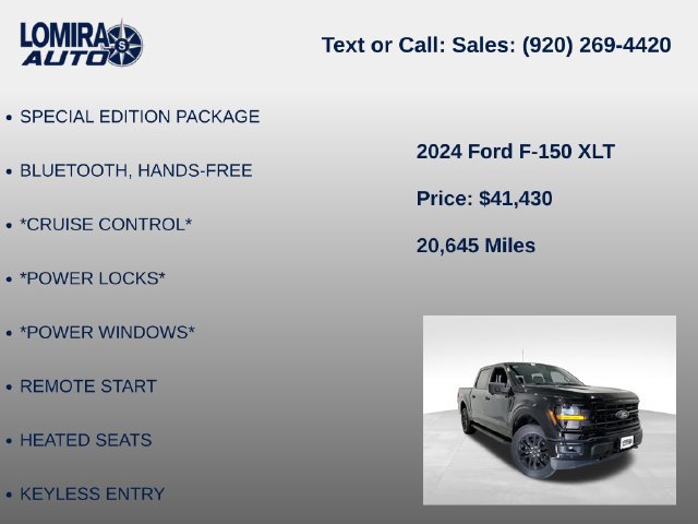 Used 2024 Ford F150 XLT w/ Equipment Group 303A High AWD/4WD image 33