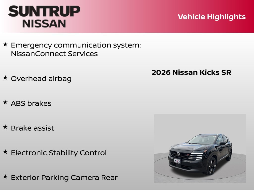 Certified 2026 Nissan Kicks SR FWD image 22