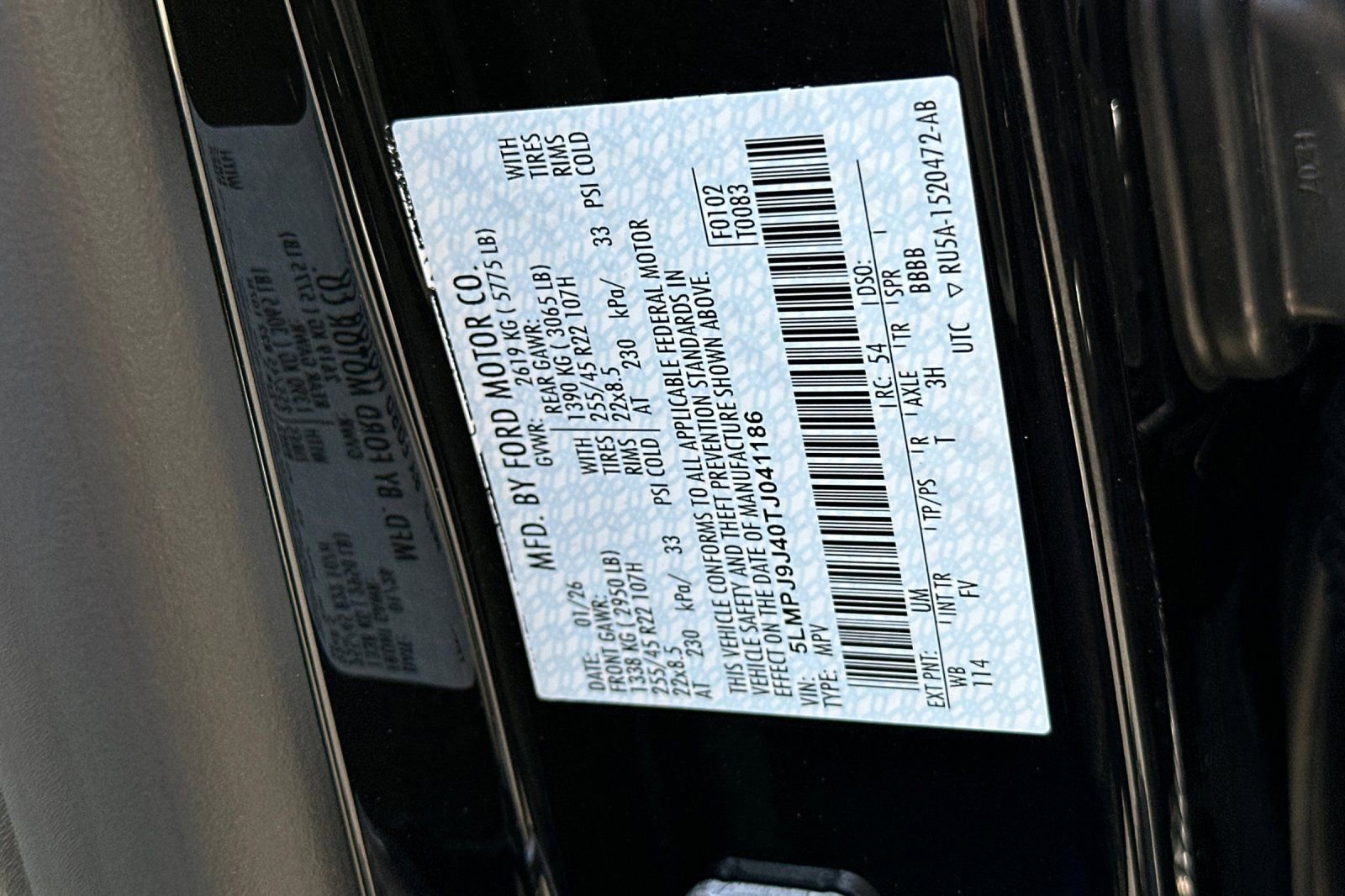 New 2026 Lincoln Nautilus Black Label w/ Jet Appearance Package AWD/4WD image 28