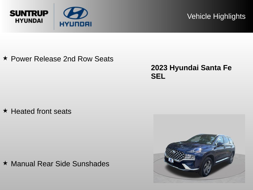 Used 2023 Hyundai Santa Fe SEL w/ Premium Package AWD/4WD image 38