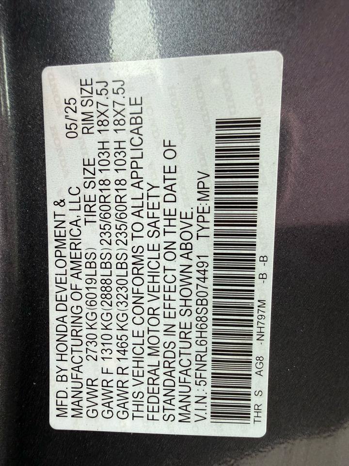 Used 2025 Honda Odyssey EX-L image 54