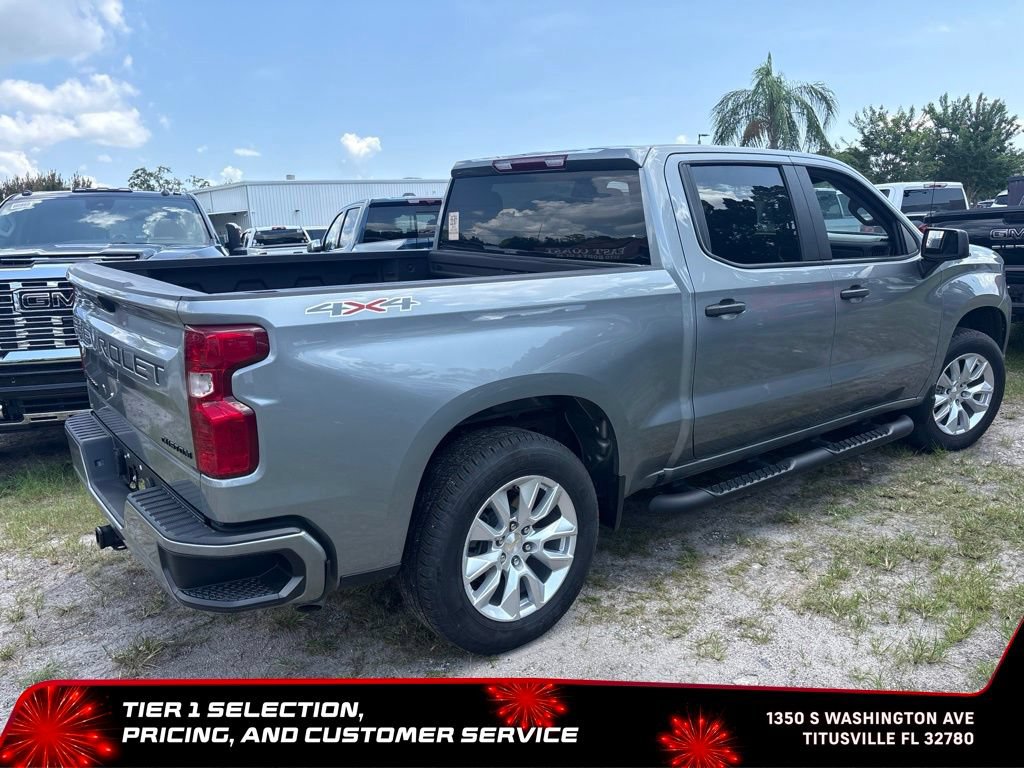 Used 2024 Chevrolet Silverado 1500 Custom w/ LPO, Dark Essentials Package AWD/4WD image 2