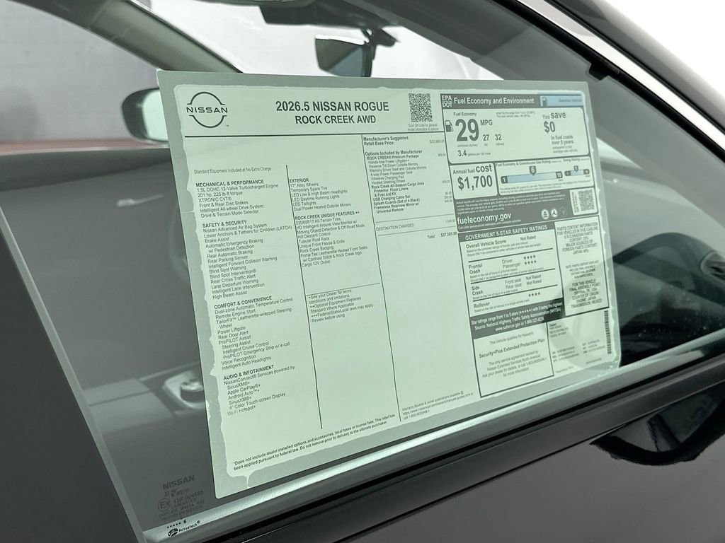 New 2026 Nissan Rogue SV w/ Rock Creek Premium Package image 13