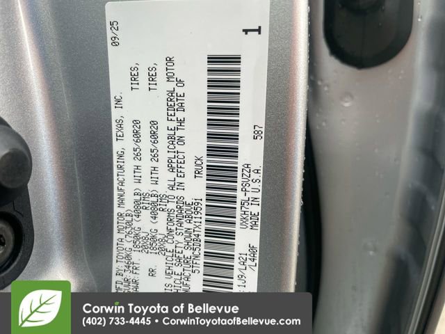 New 2026 Toyota Tundra Platinum image 27