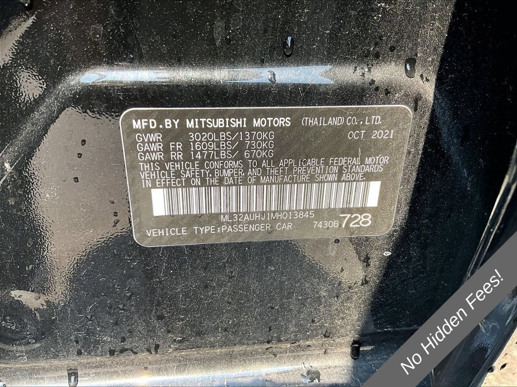 Used 2021 Mitsubishi Mirage ES FWD image 28