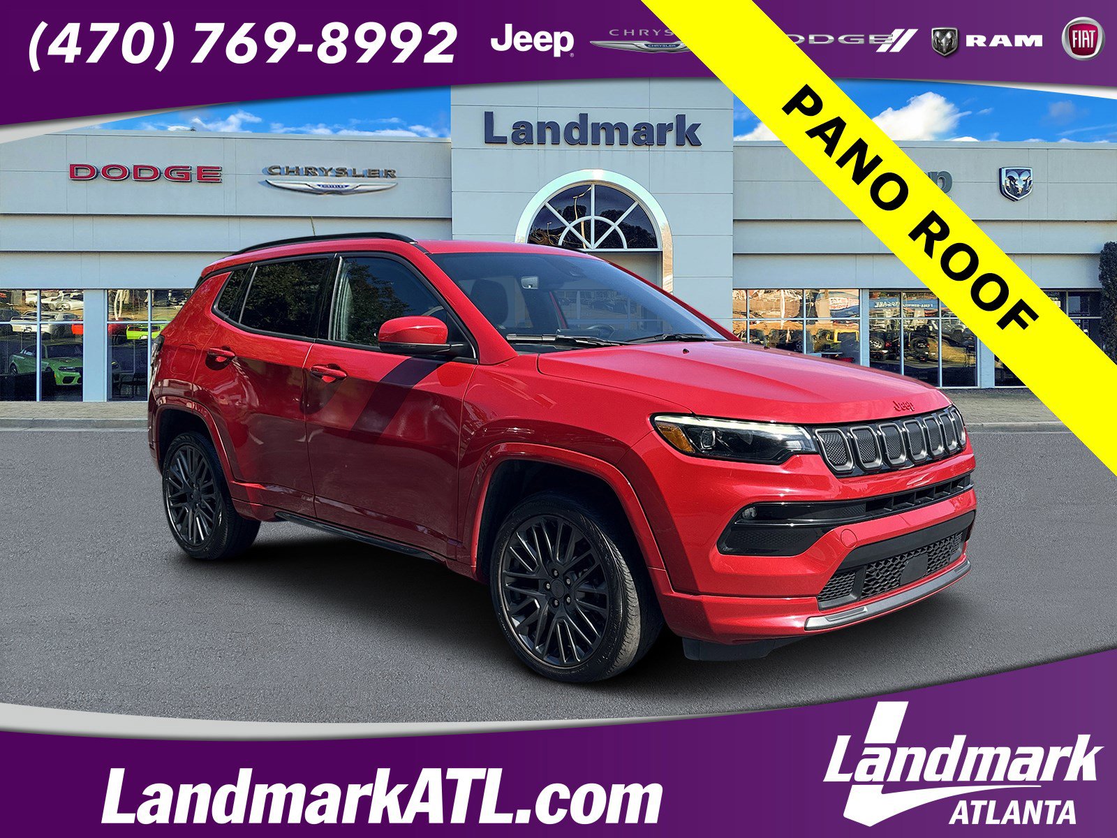 Used 2022 Jeep Compass Limited w/ (RED) Package