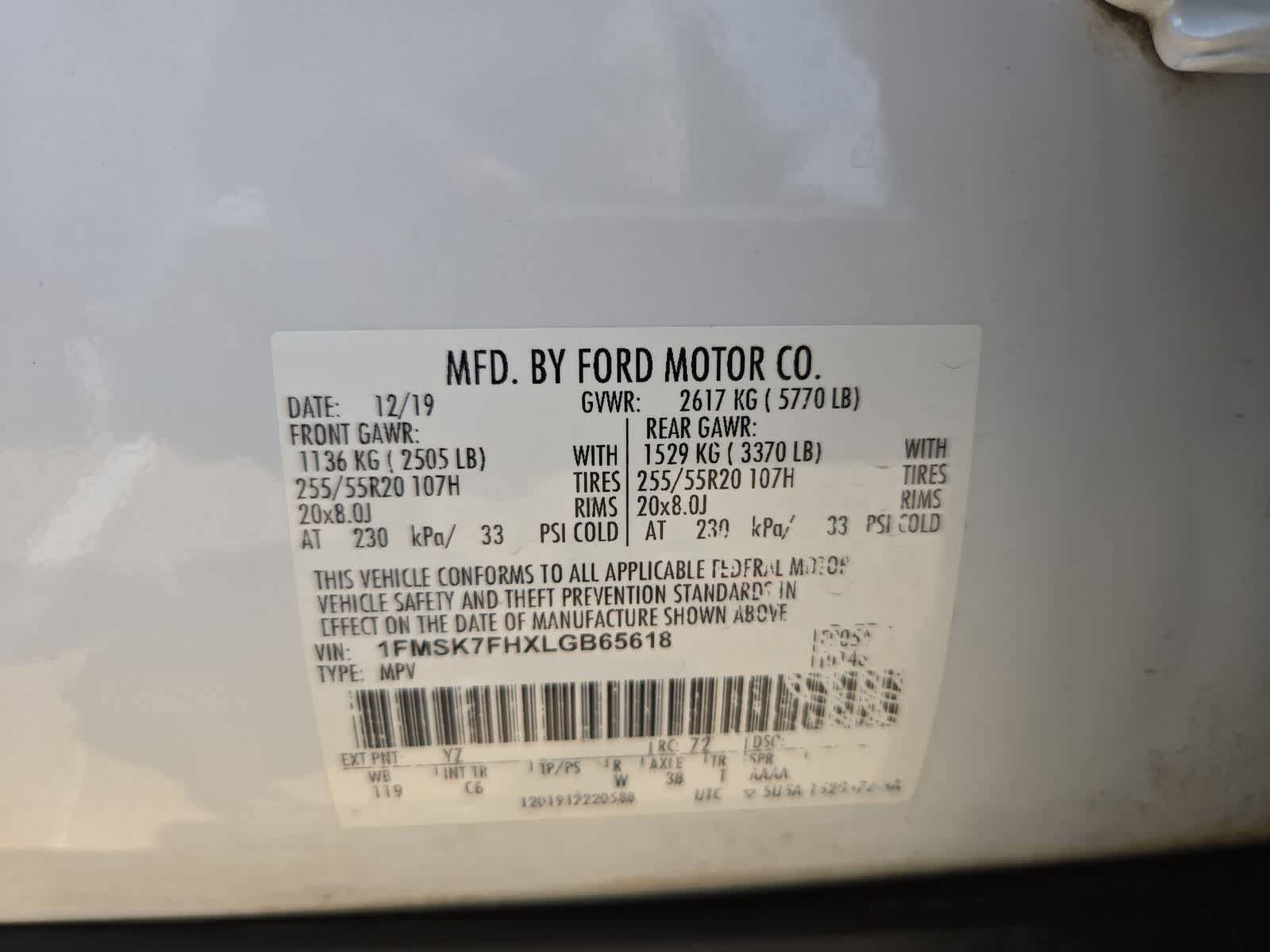 Used 2020 Ford Explorer Limited RWD image 35