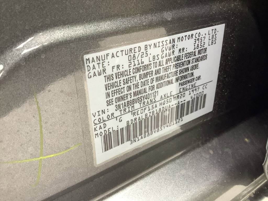 New 2025 Nissan Sentra S image 30