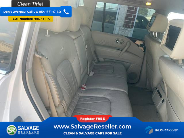 Used 2012 INFINITI QX56 2WD w/ Deluxe Touring Pkg image 8