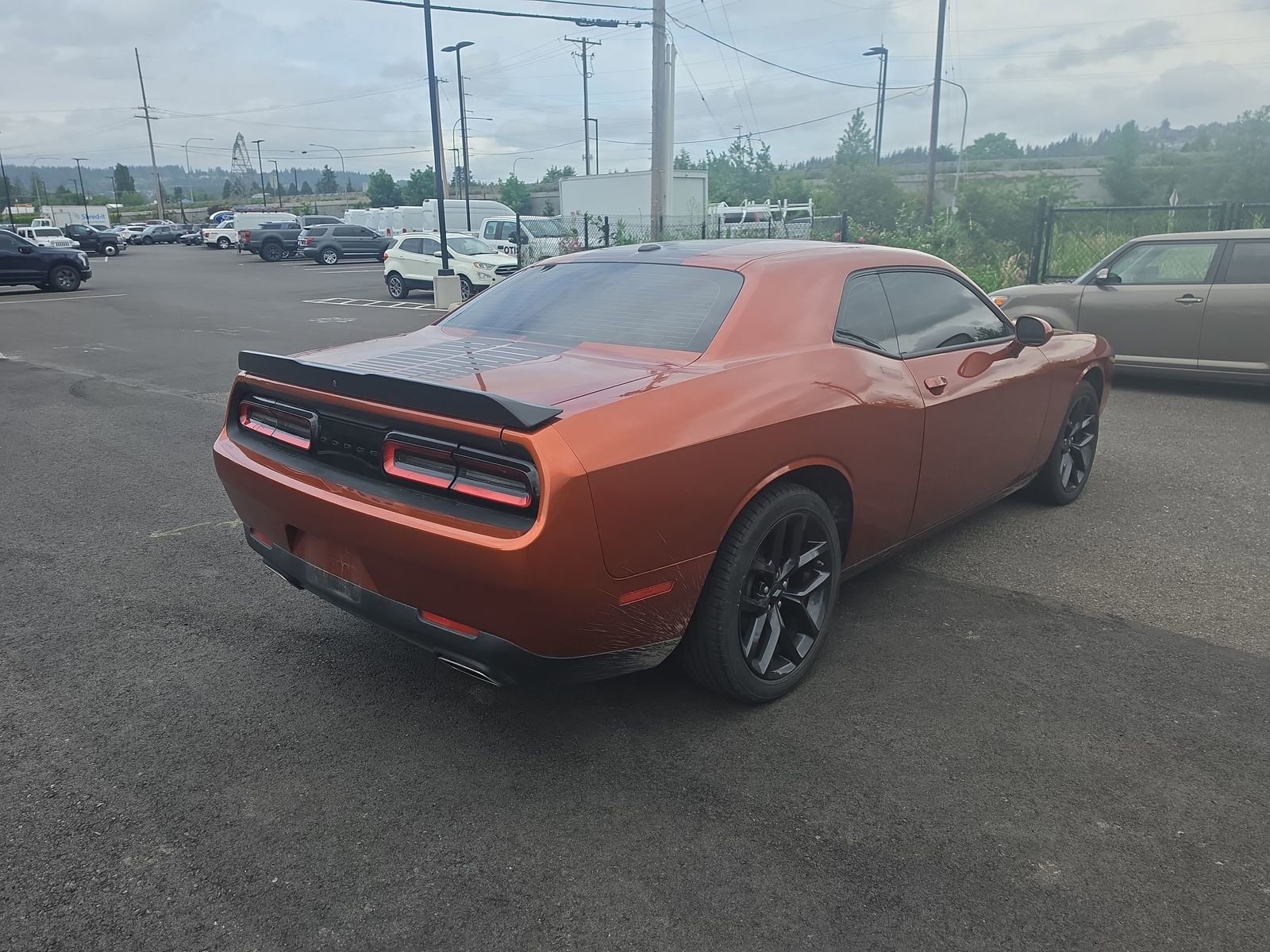 Used 2023 Dodge Challenger SXT w/ Blacktop Package RWD image 4