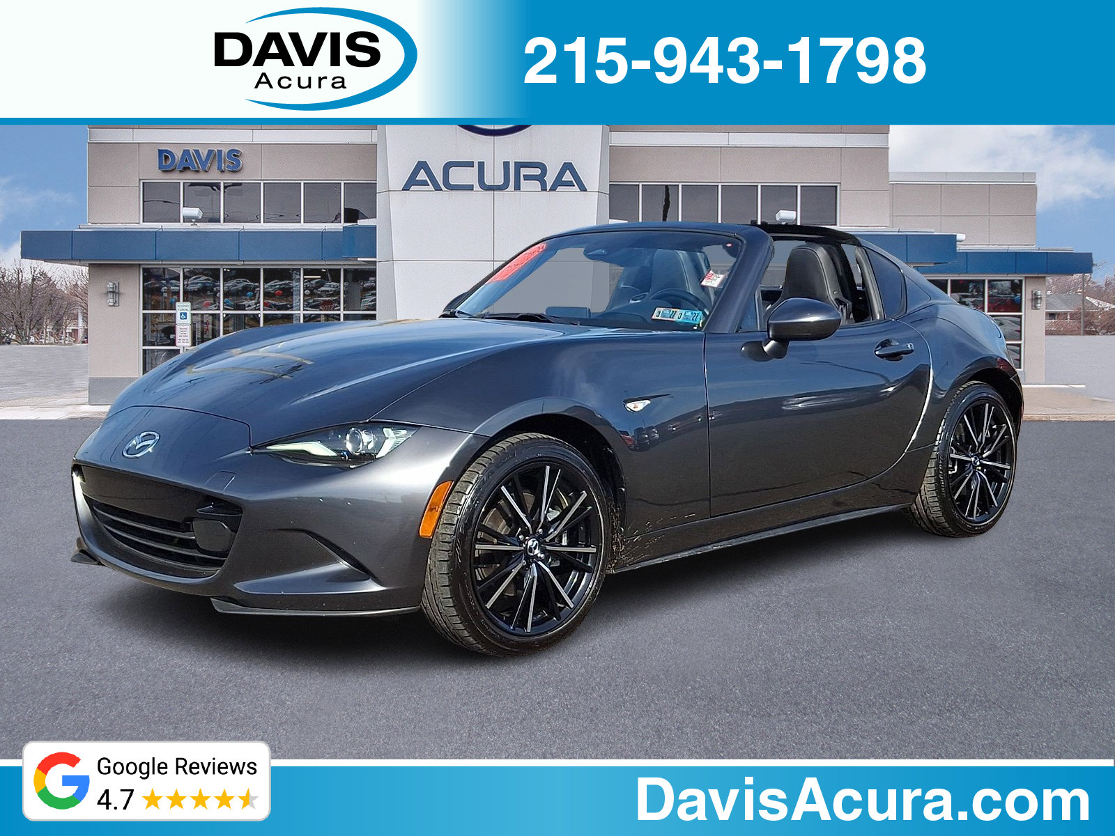 Used 2024 MAZDA MX-5 Miata RF Grand Touring w/ Weather Package