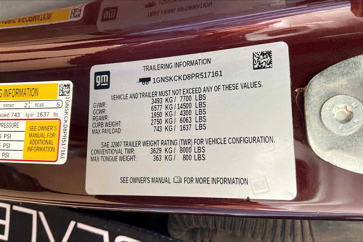 Used 2023 Chevrolet Suburban LT w/ LT Signature Package image 34