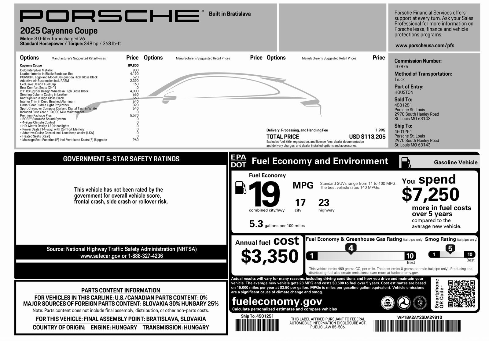 Used 2025 Porsche Cayenne Coupe image 50