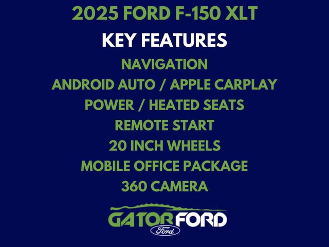 Used 2025 Ford F150 XLT w/ Equipment Group 302A MID image 15