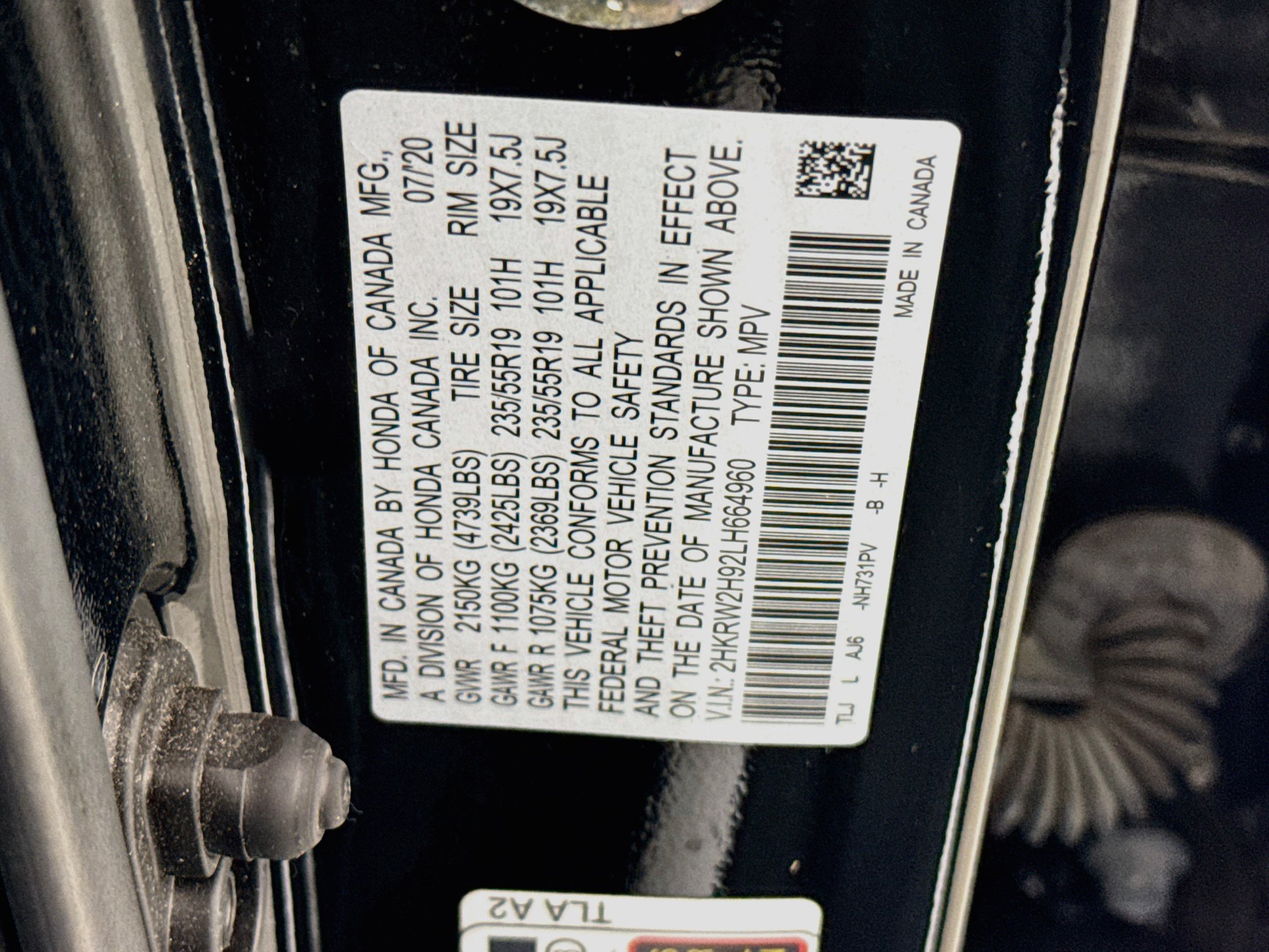 Used 2020 Honda CR-V Touring image 30