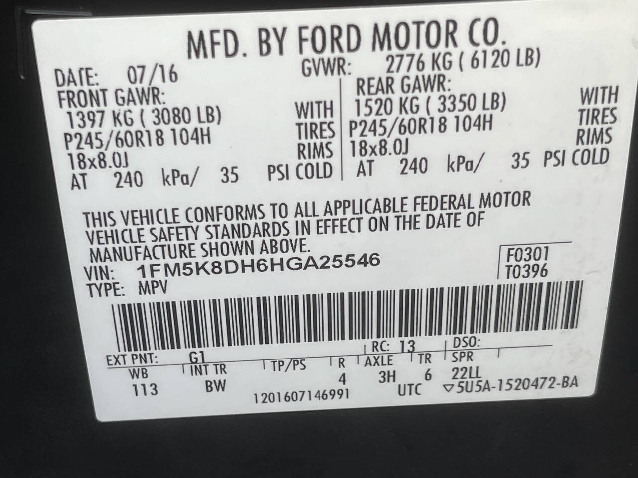Used 2017 Ford Explorer XLT w/ Equipment Group 202A AWD/4WD image 30