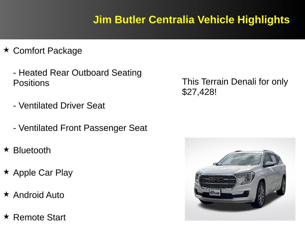 Used 2023 GMC Terrain Denali w/ Denali Premium Package AWD/4WD image 11