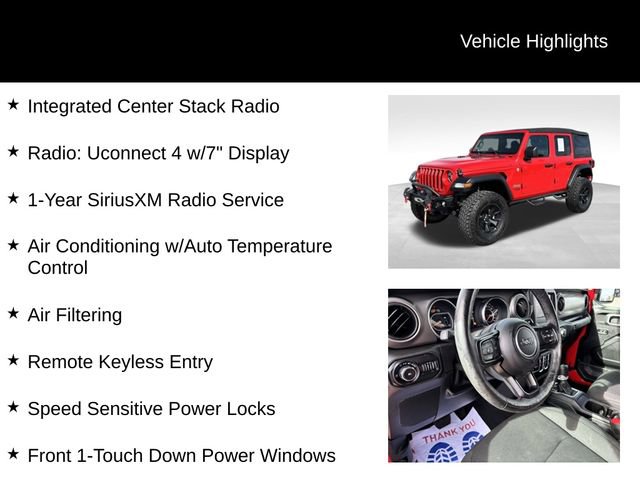 Certified 2020 Jeep Wrangler Unlimited Sport S image 16