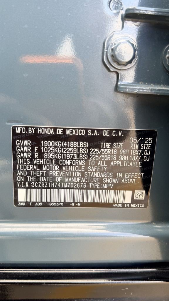 Used 2026 Honda HR-V EX-L image 31