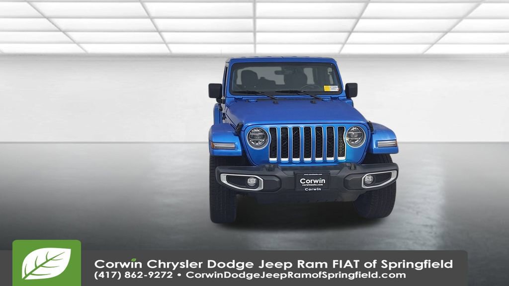 Certified 2021 Jeep Wrangler Unlimited Sahara 4xe w/ Cold Weather Group image 3