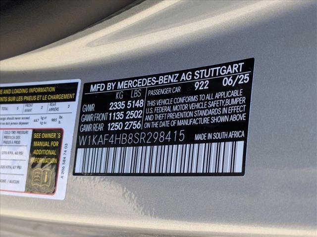 New 2025 Mercedes-Benz C 300 4MATIC Sedan image 20