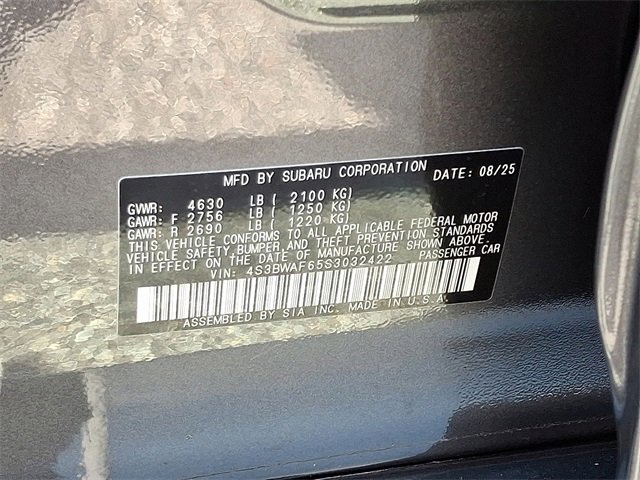 New 2025 Subaru Legacy Premium image 17