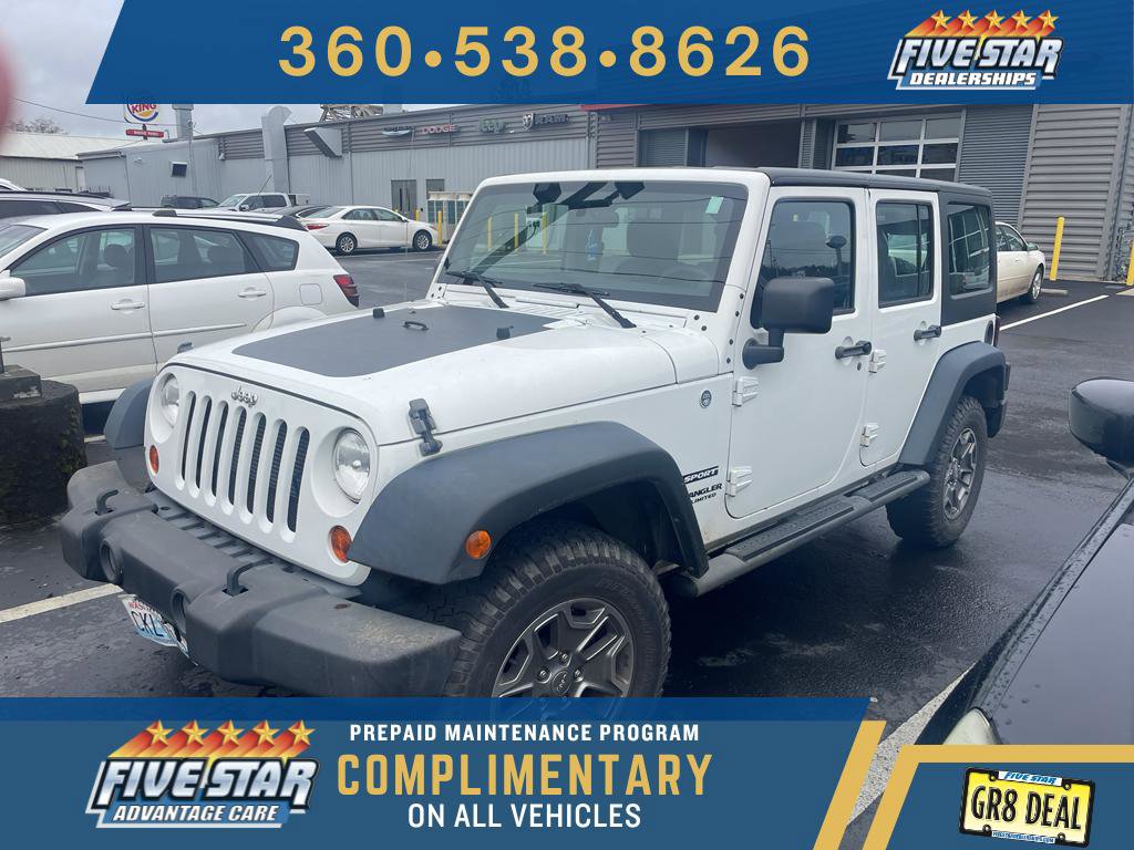 Used 2013 Jeep Wrangler Unlimited Sport w/ Max Tow Pkg