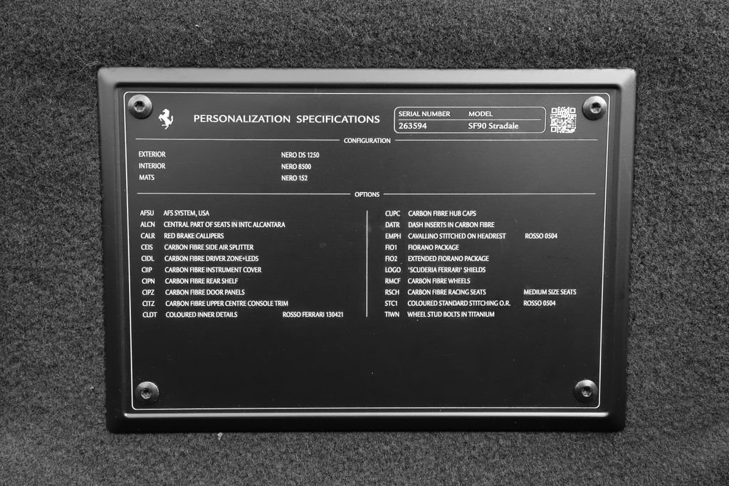 Certified 2021 Ferrari SF90 Stradale AWD/4WD image 8