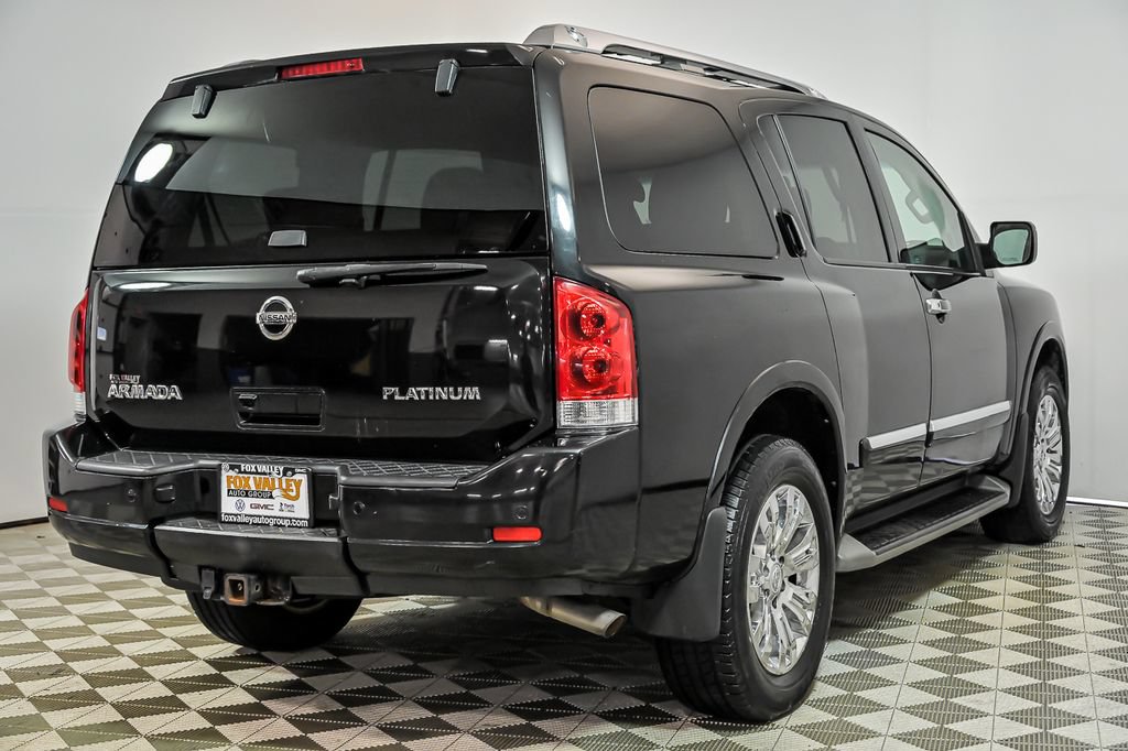 Used 2015 Nissan Armada Platinum w/ 2nd Row Captain Seat Package AWD/4WD image 8