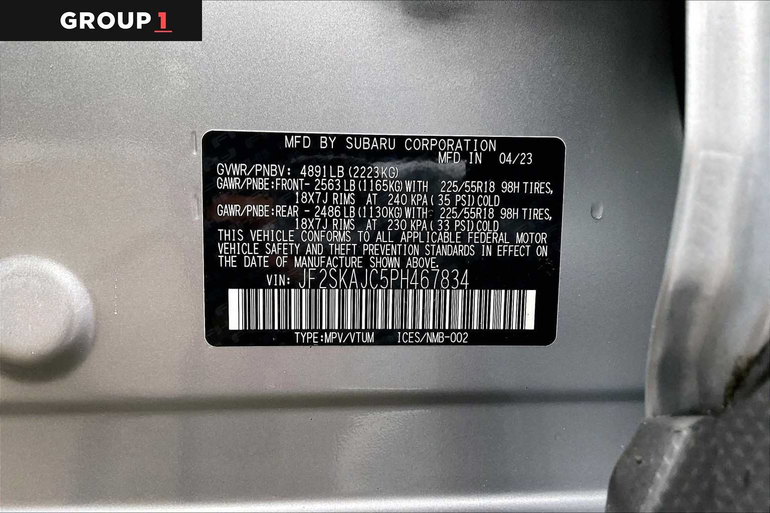 Certified 2023 Subaru Forester Sport AWD/4WD image 36