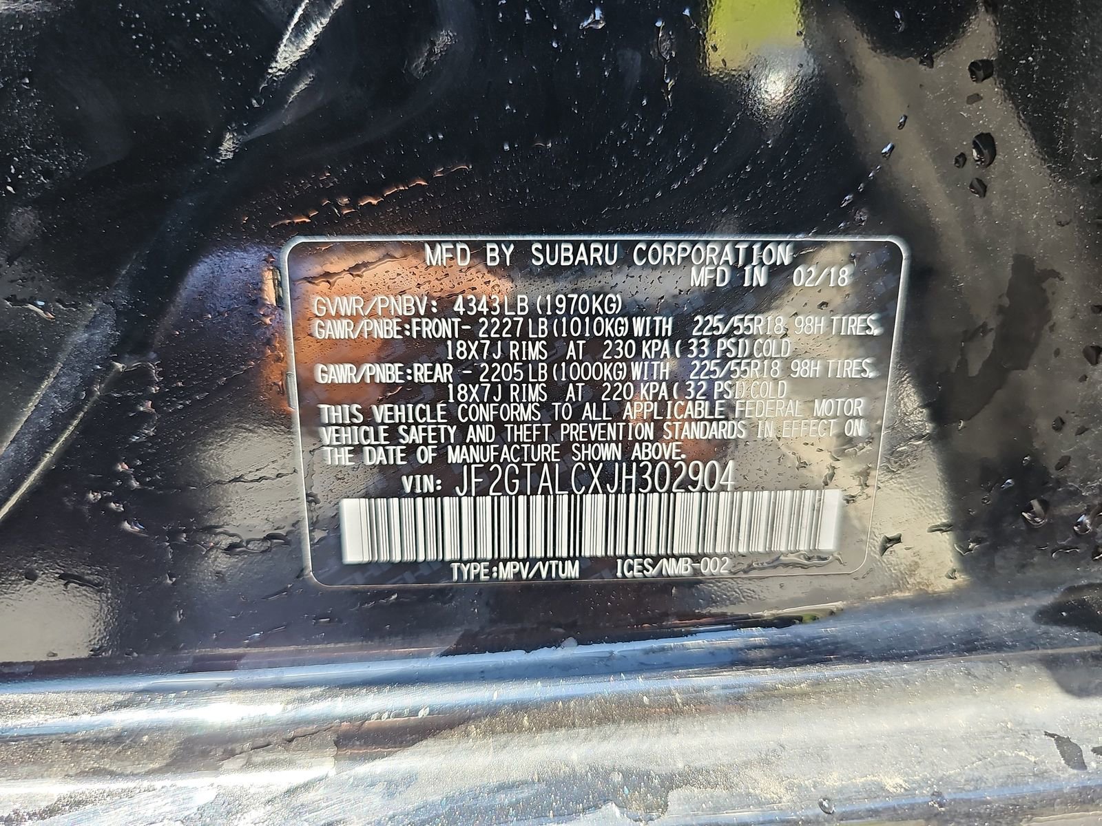 Used 2018 Subaru Crosstrek 2.0i Limited AWD/4WD image 16