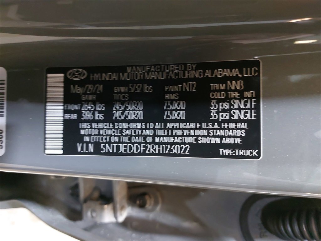 Certified 2024 Hyundai Santa Cruz Limited image 35