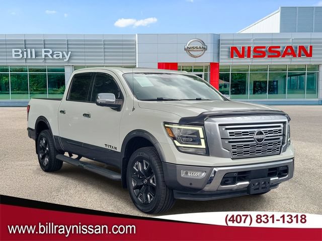 Used 2021 Nissan Titan Platinum Reserve w/ Moonroof Package AWD/4WD video 1