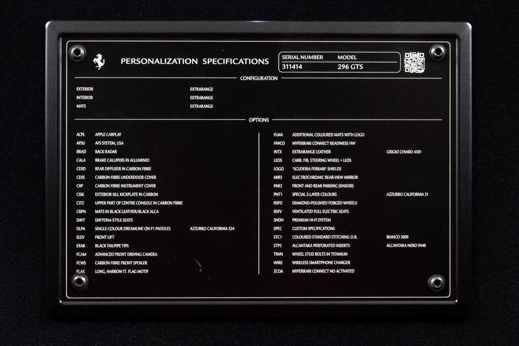 Certified 2024 Ferrari 296 GTS image 35