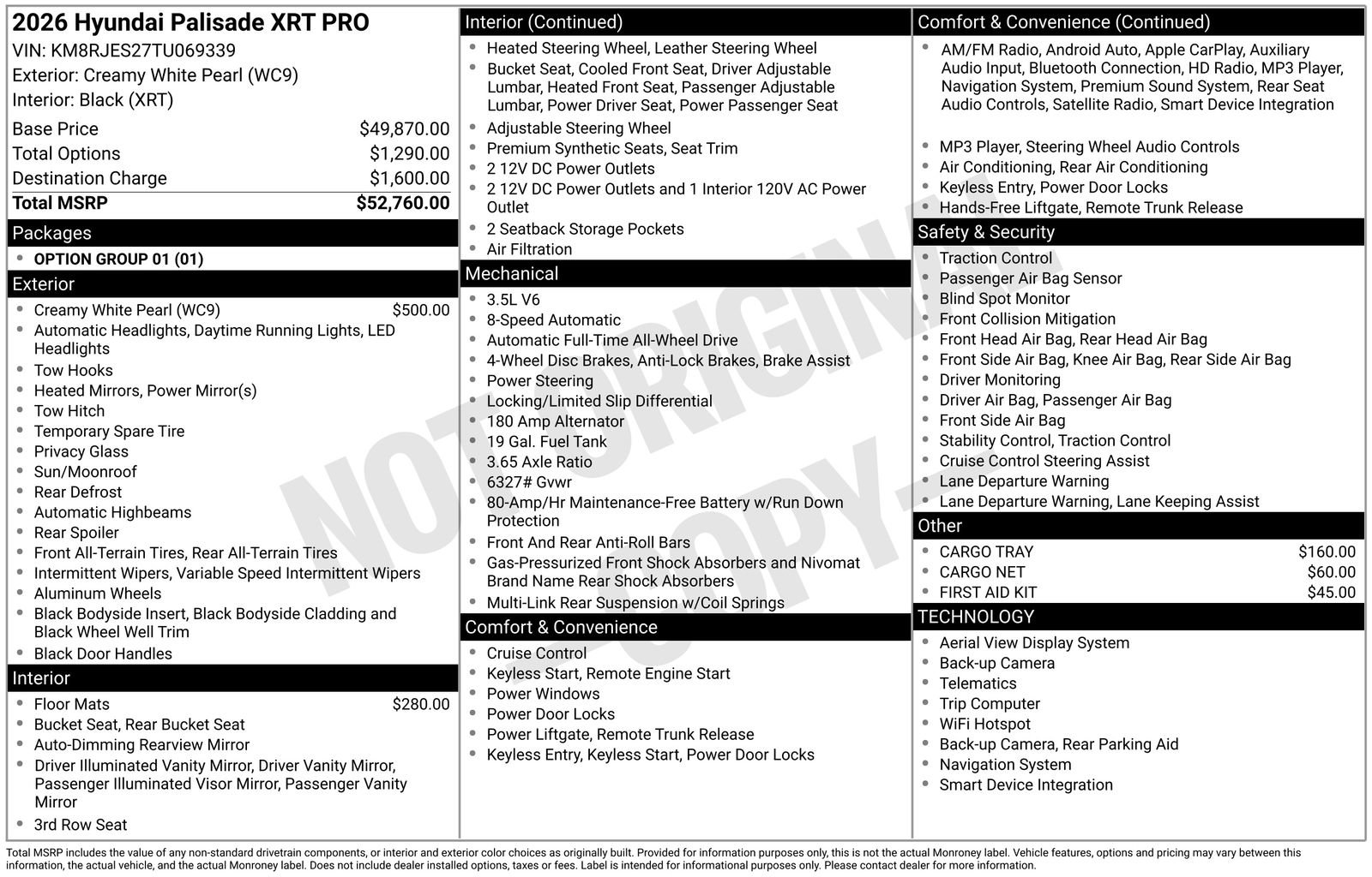 New 2026 Hyundai Palisade XRT Pro AWD/4WD image 30