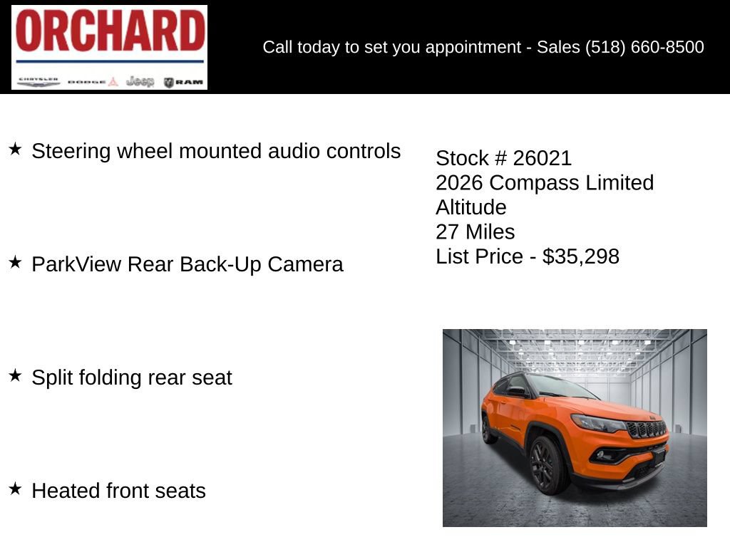 New 2026 Jeep Compass Limited AWD/4WD image 5
