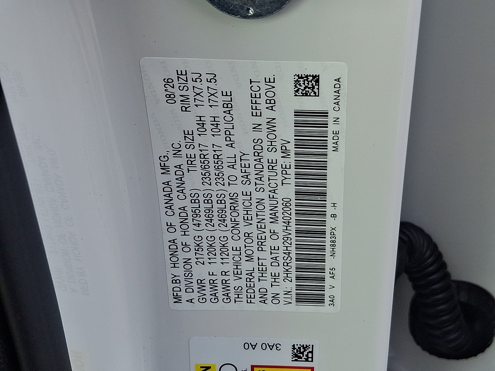 New 2027 Honda CR-V LX image 10