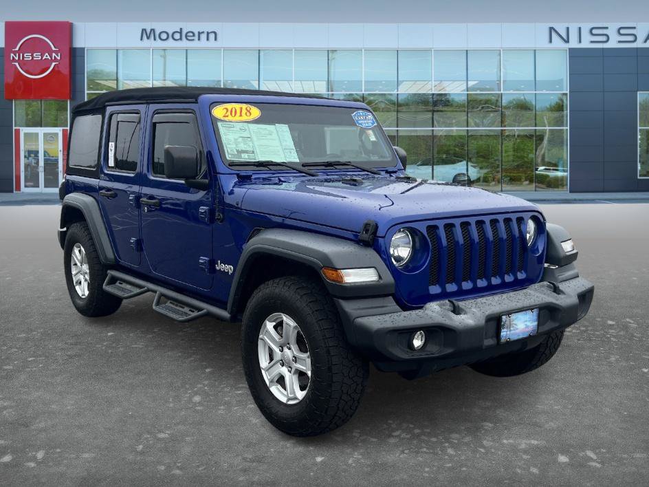 Used 2018 Jeep Wrangler Unlimited Sport S AWD/4WD image 3