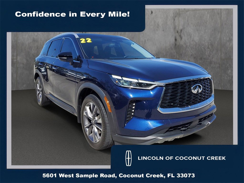 Used 2022 INFINITI QX60 Luxe w/ Cargo Package