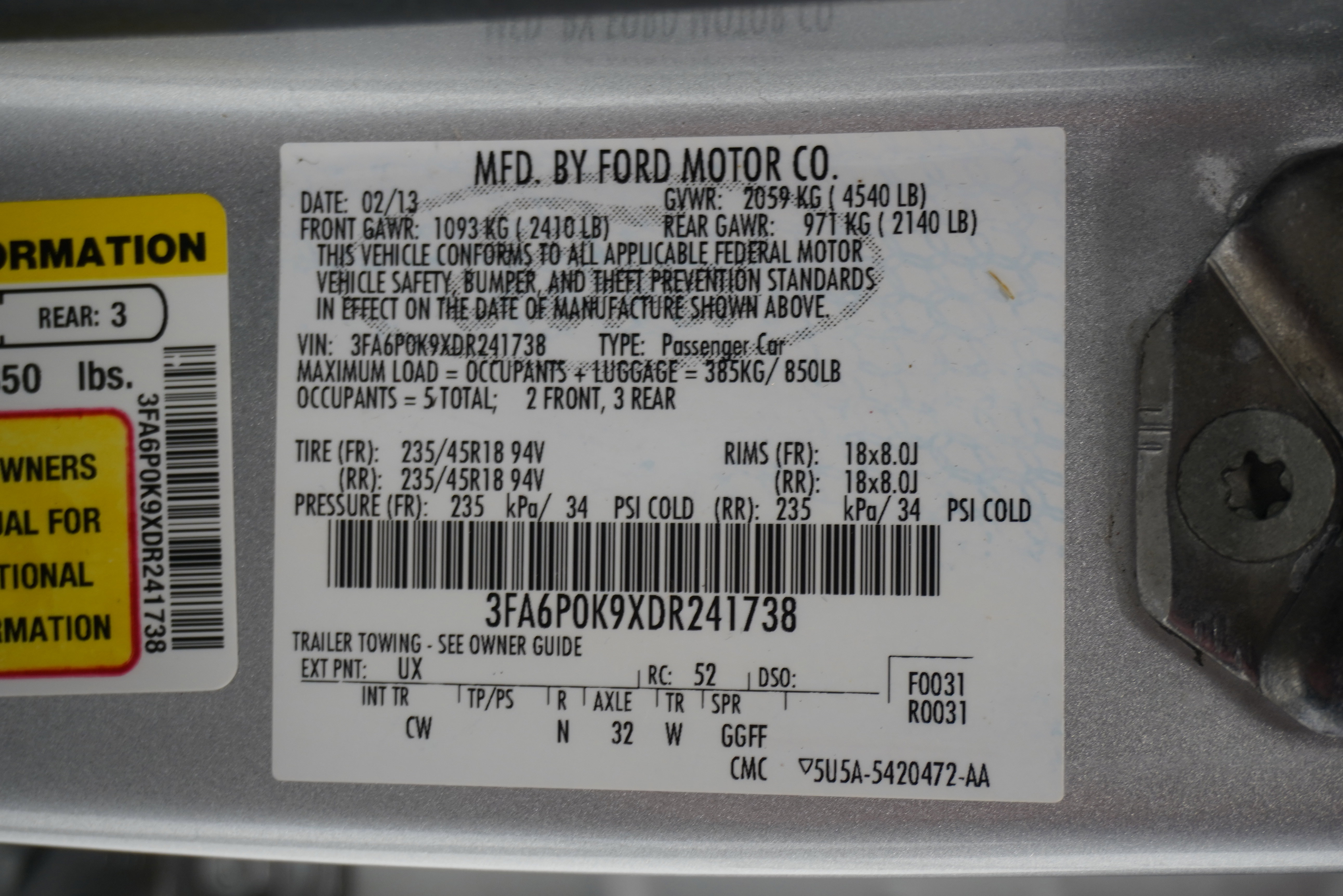 Used 2013 Ford Fusion Titanium FWD image 34