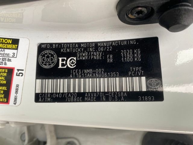 Used 2022 Toyota Camry SE image 25