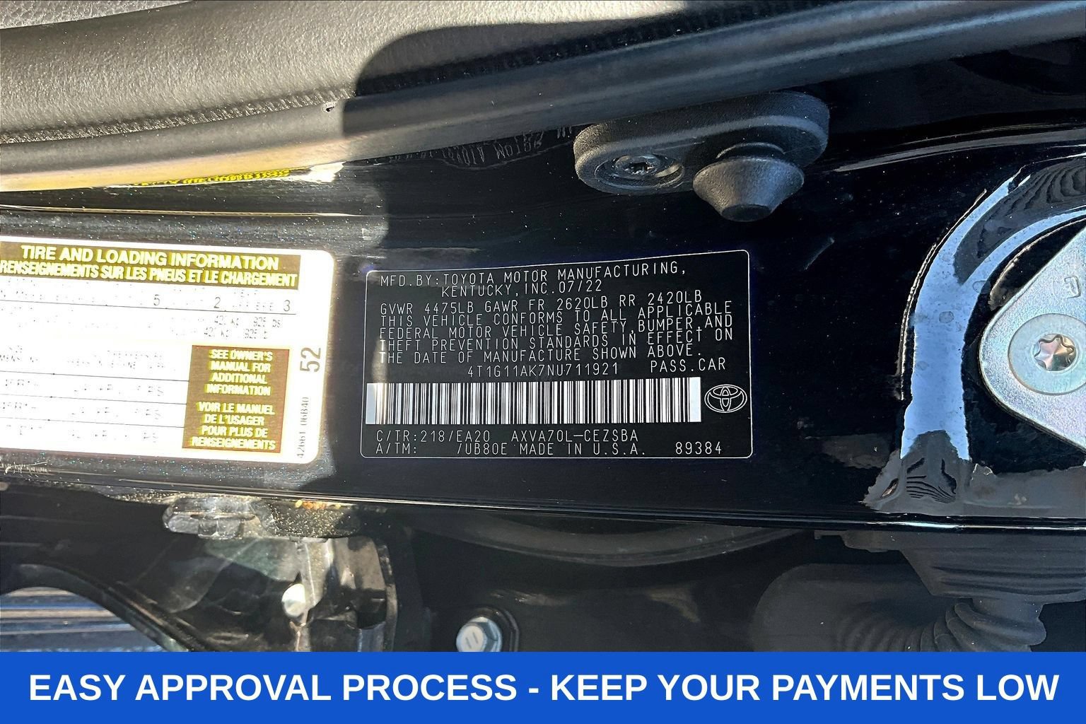 Used 2022 Toyota Camry SE FWD image 22