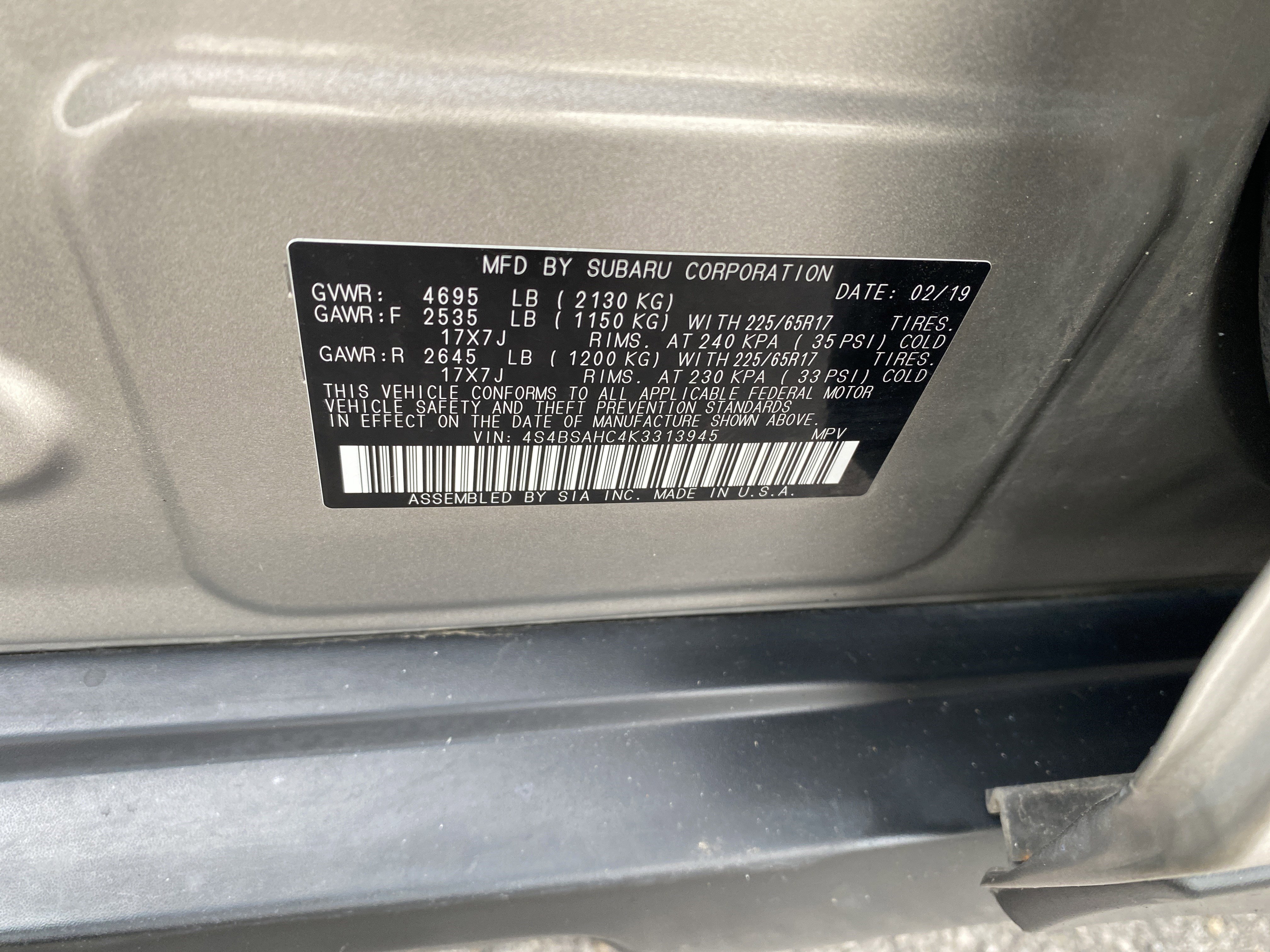 Used 2019 Subaru Outback 2.5i Premium w/ Popular Package #2 image 27