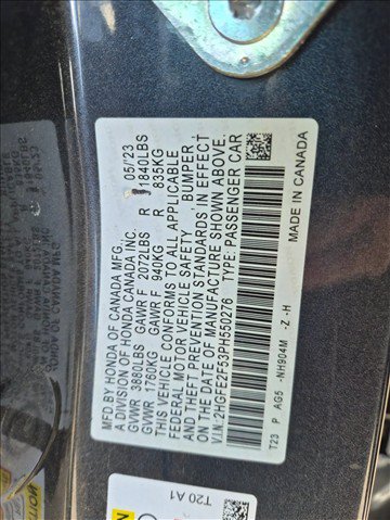 Used 2023 Honda Civic Sport image 15