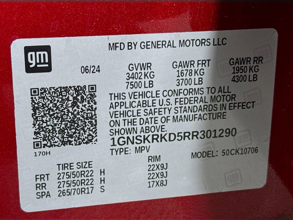 Used 2024 Chevrolet Tahoe RST w/ Luxury Package image 32