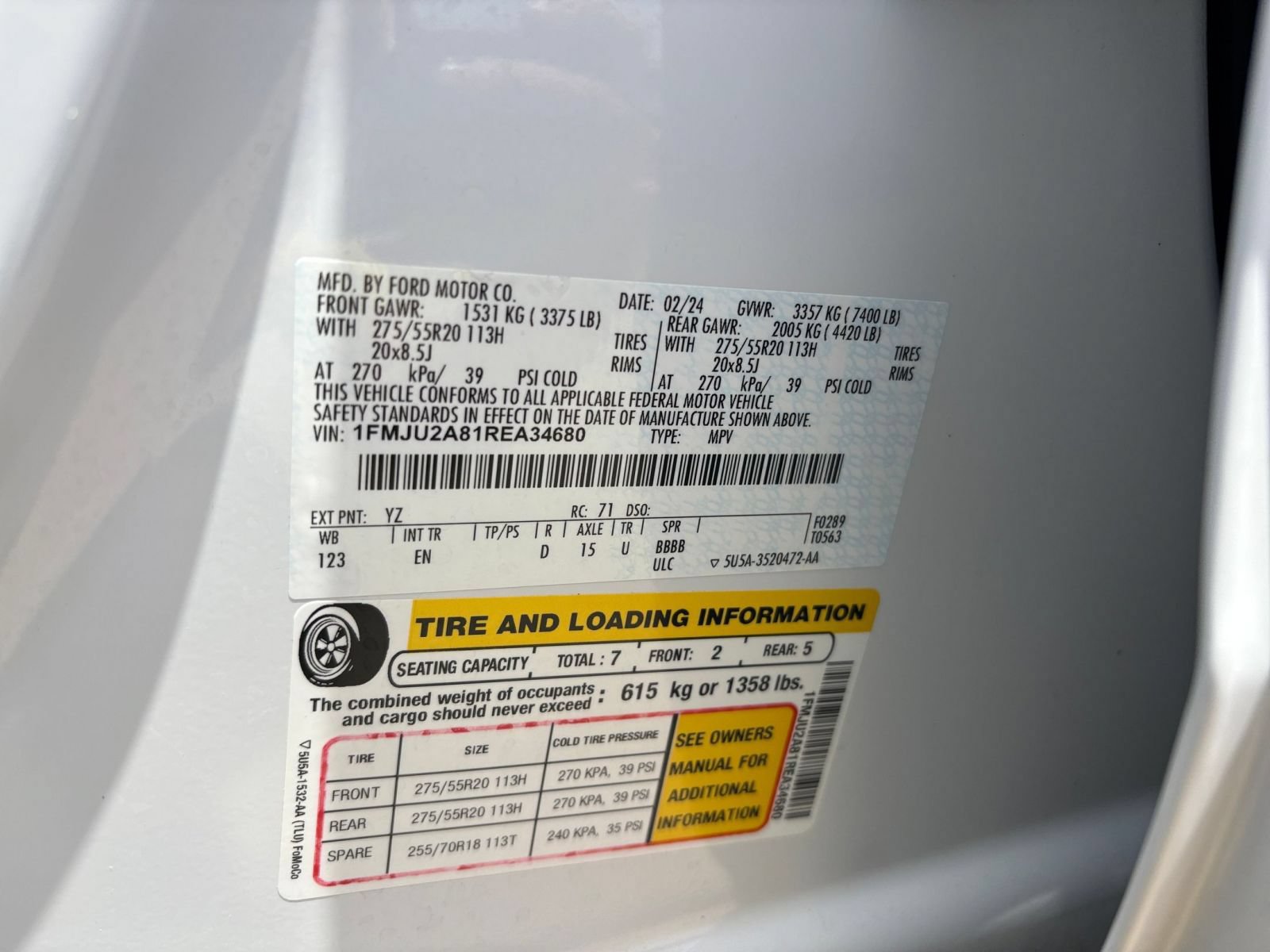 Used 2024 Ford Expedition Limited AWD/4WD image 33
