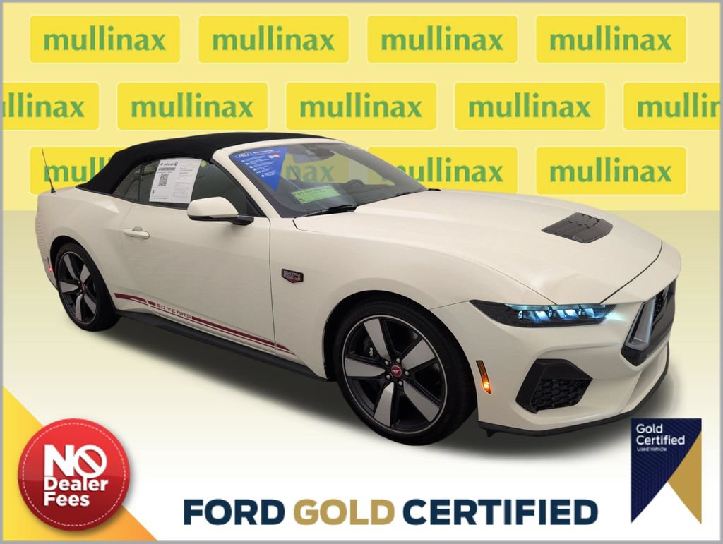 Certified 2025 Ford Mustang GT Premium w/ 60th Anniversary Package RWD 360° Tour