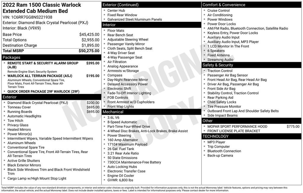 Used 2022 RAM 1500 Classic Warlock image 39