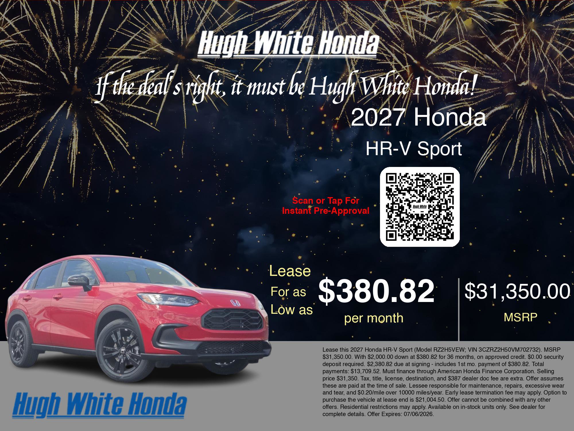 New 2027 Honda HR-V Sport image 3