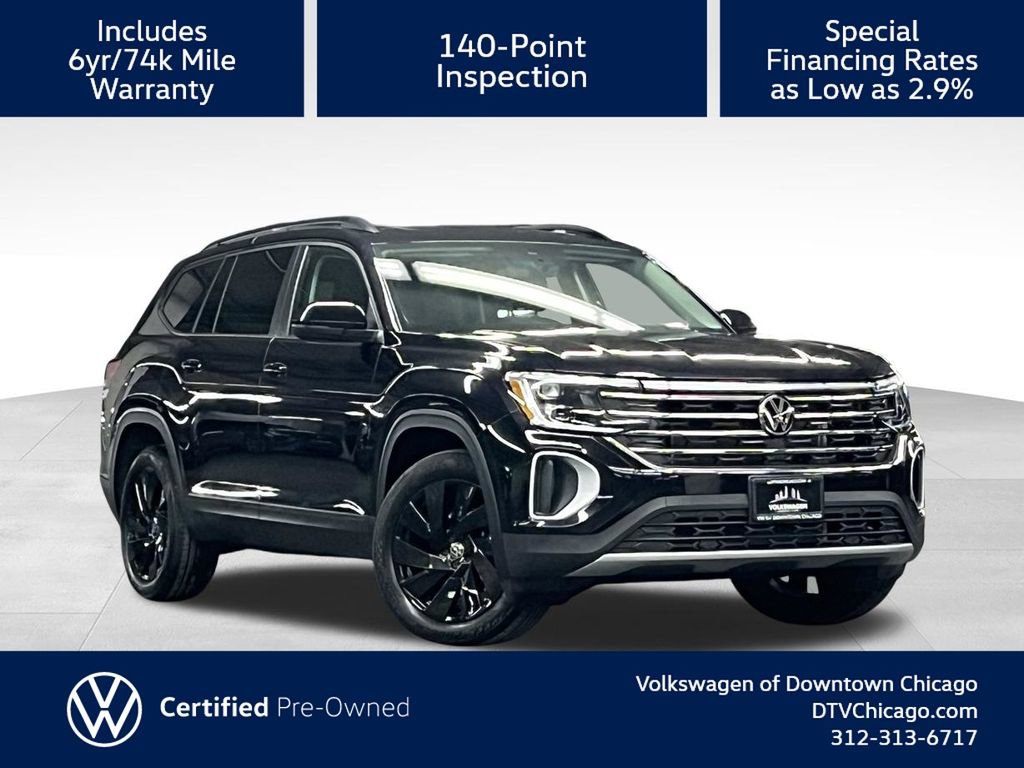 Used 2025 Volkswagen Atlas SE w/ Panoramic Sunroof Package 360° Tour